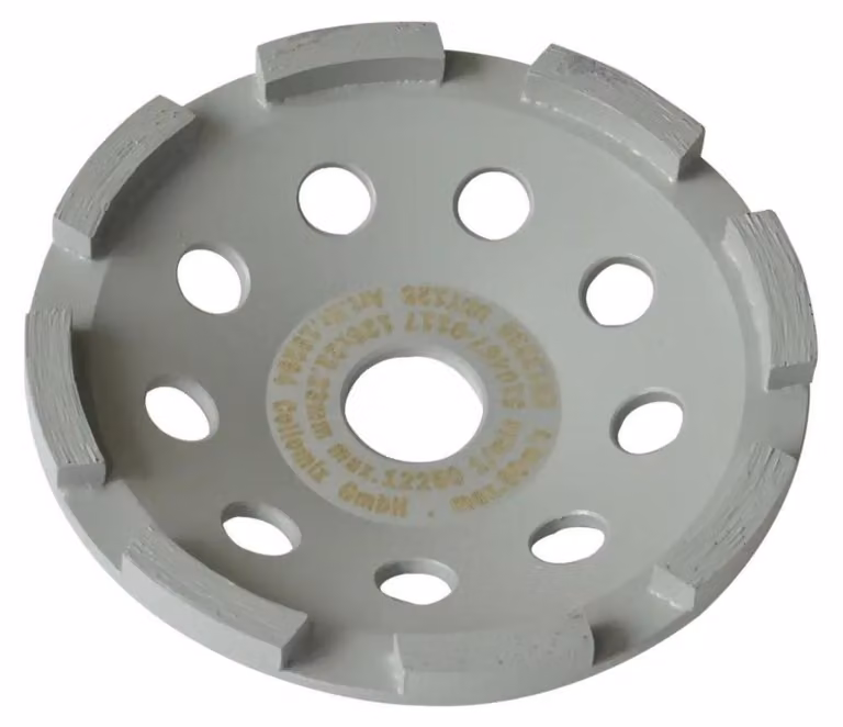 Mola a tazza UST 125 Universal grigia, Ø 125 mm, altezza 22 mm, mola a tazza diamantata standard, per materiali abrasivi
