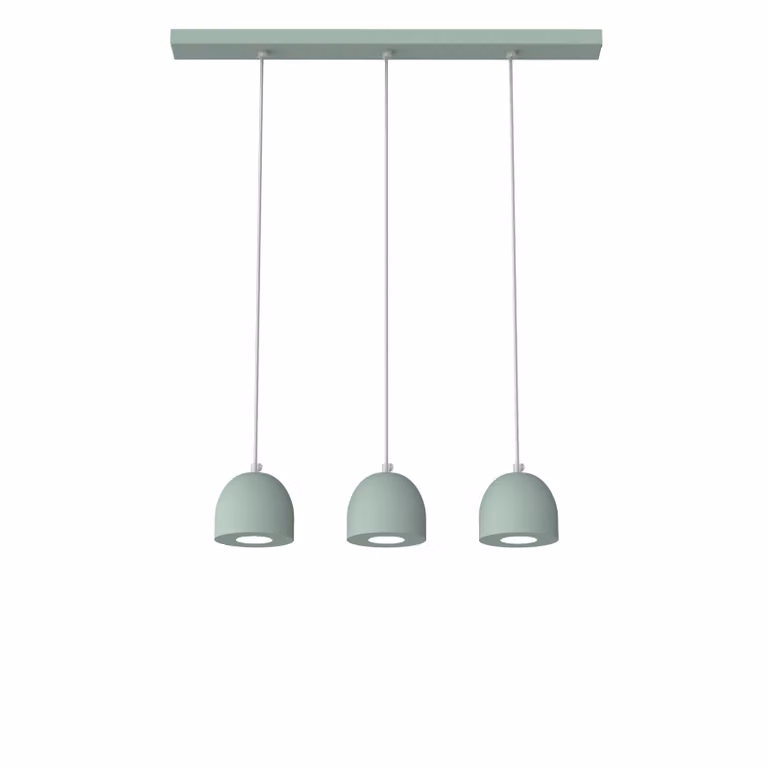 Lampada A Sospensione Campanella Linear X3 Monocolore Opaca