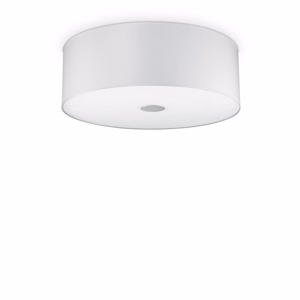 Plafoniera bianca WOODY 5 lampadine