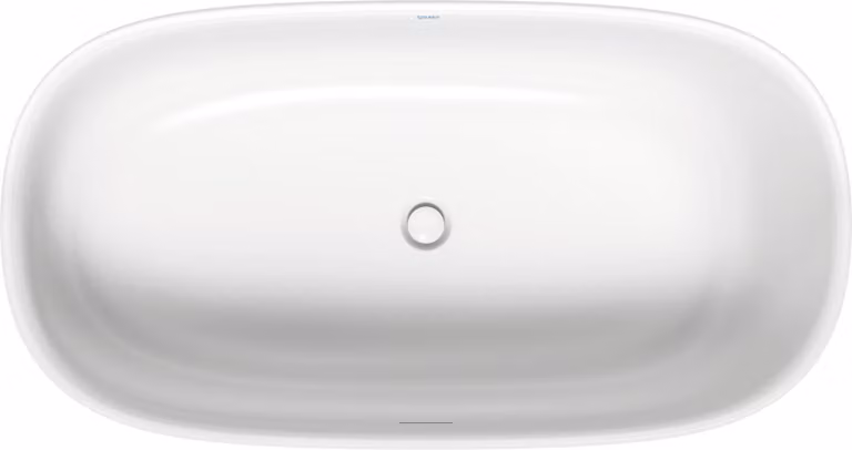 Duravit Zencha Baignoire en pose libre ovale, habillage sans soudure, 1600x850mm, blanc mat, 700462000000000, 700462000000000