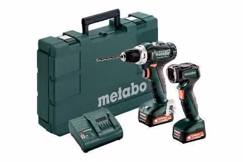 Metabo Set PowerMaxx BS 12+ULA * Trapano con avvitatore TV00
