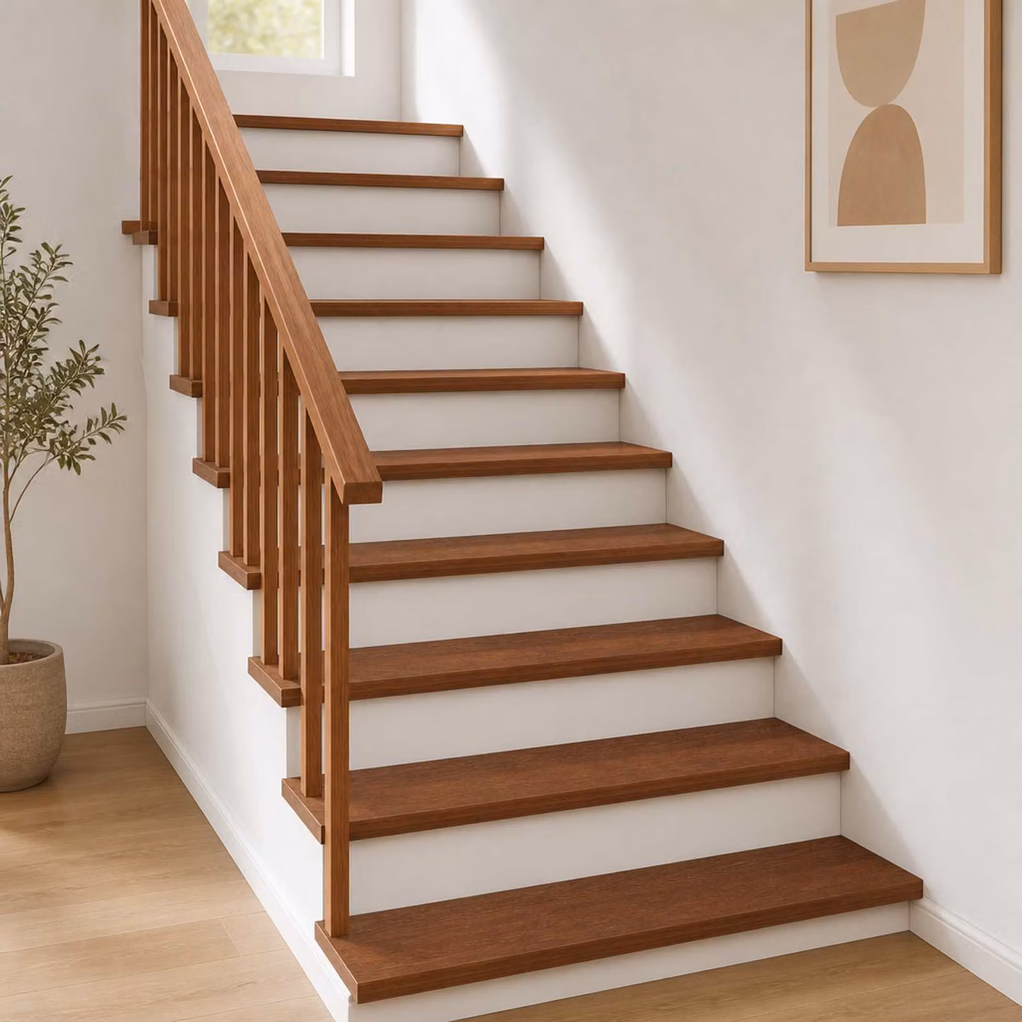 vidaXL Gradini per Scale in Pietra Naturale Marrone, 16 Pezzi, L: 120 cm, P: 25 cm, H: 2 cm
