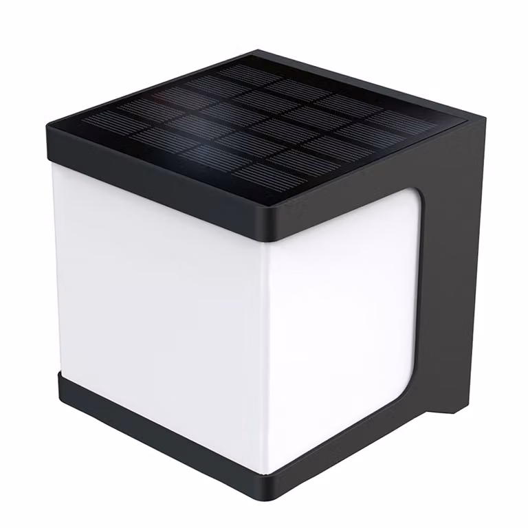 Applique solare a LED VIKING VSR18 IP54 6,25 W 1000 lm 4000 K nero con sensore di movimento