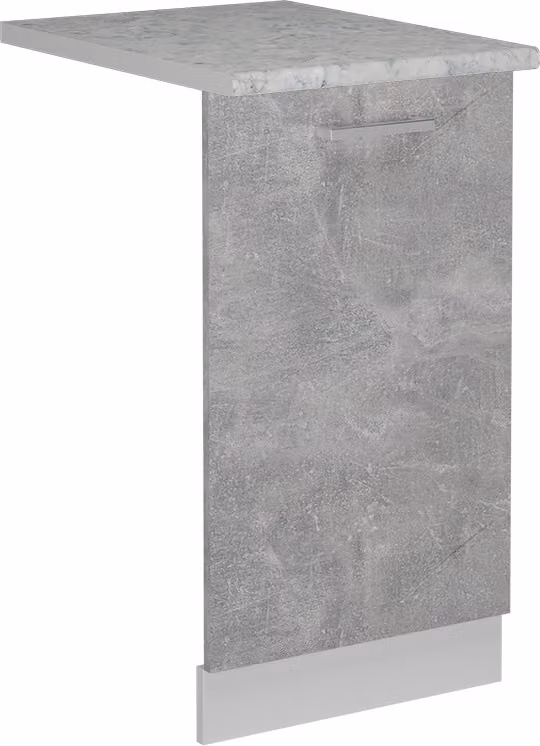 Pannello frontale Vicco R-Line Calcestruzzo 45 cm , PL Marmo, Model 54900