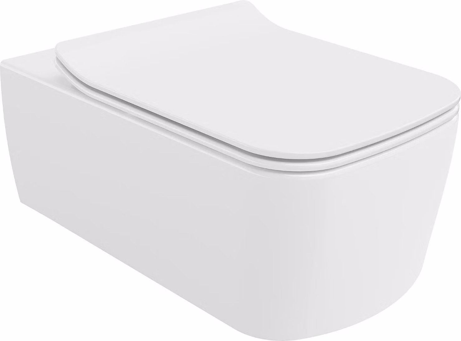 Mexen York wc sospeso Rimless con sedile a chiusura rallentata slim, duroplast, bianco lucido - 30114000