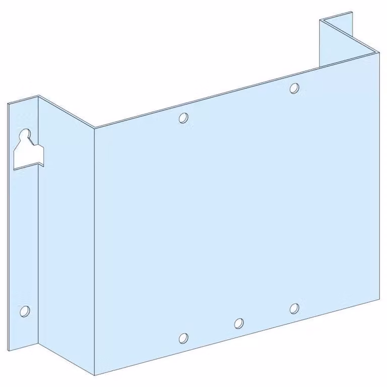 Schneider Electric PrismaSeT-P, piastra di montaggio, ComPacT NSX/NSX Vigi100-250 3-4 poli, azionamento rotante, installazione fissa, verticale, larghezza = 400 mm, altezza = 9 moduli LVS03051