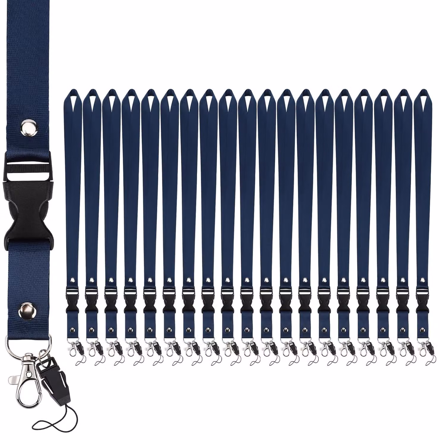 Omgoods - Set di 20 cordoncini in nylon con nodo removibile
