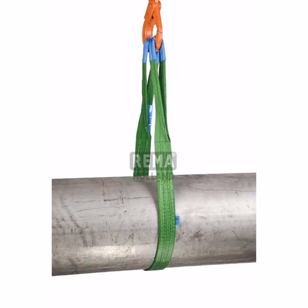 Cinghia di sollevamento Rema S1 verde 2T/60X4m - 2000 kg