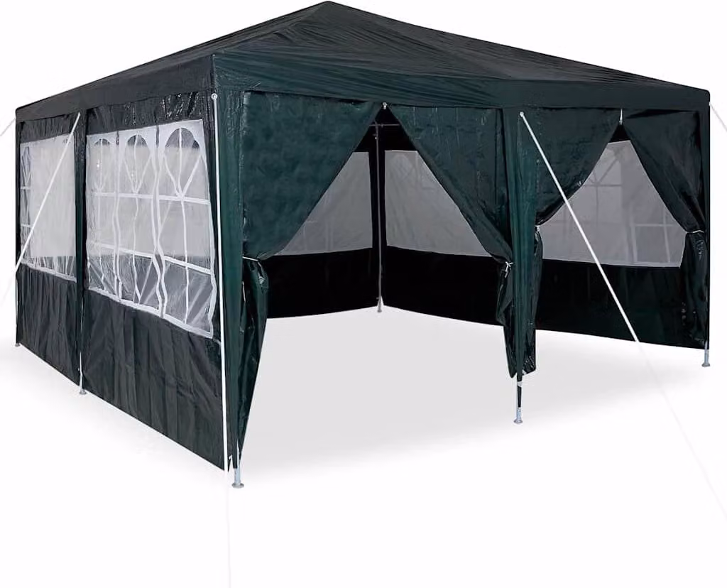 Tenda Party Verde 400 x 400 x 266 cm Polietilene