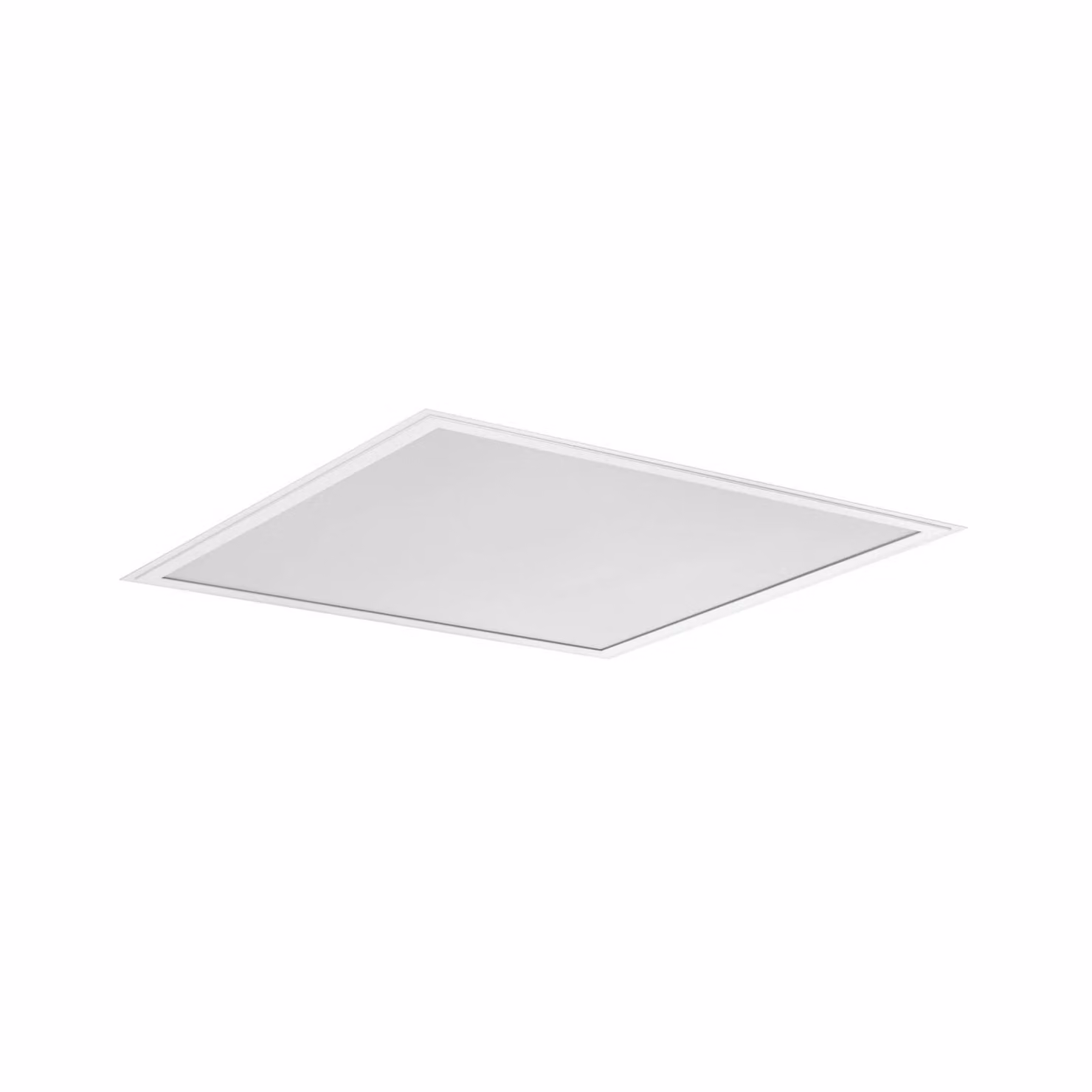 BRUMBERG Pannello LED Aggy 62x62 cm, accensione/spegnimento, 3000 K,, Bianco / Opale, Studio / Ufficio, Alluminio