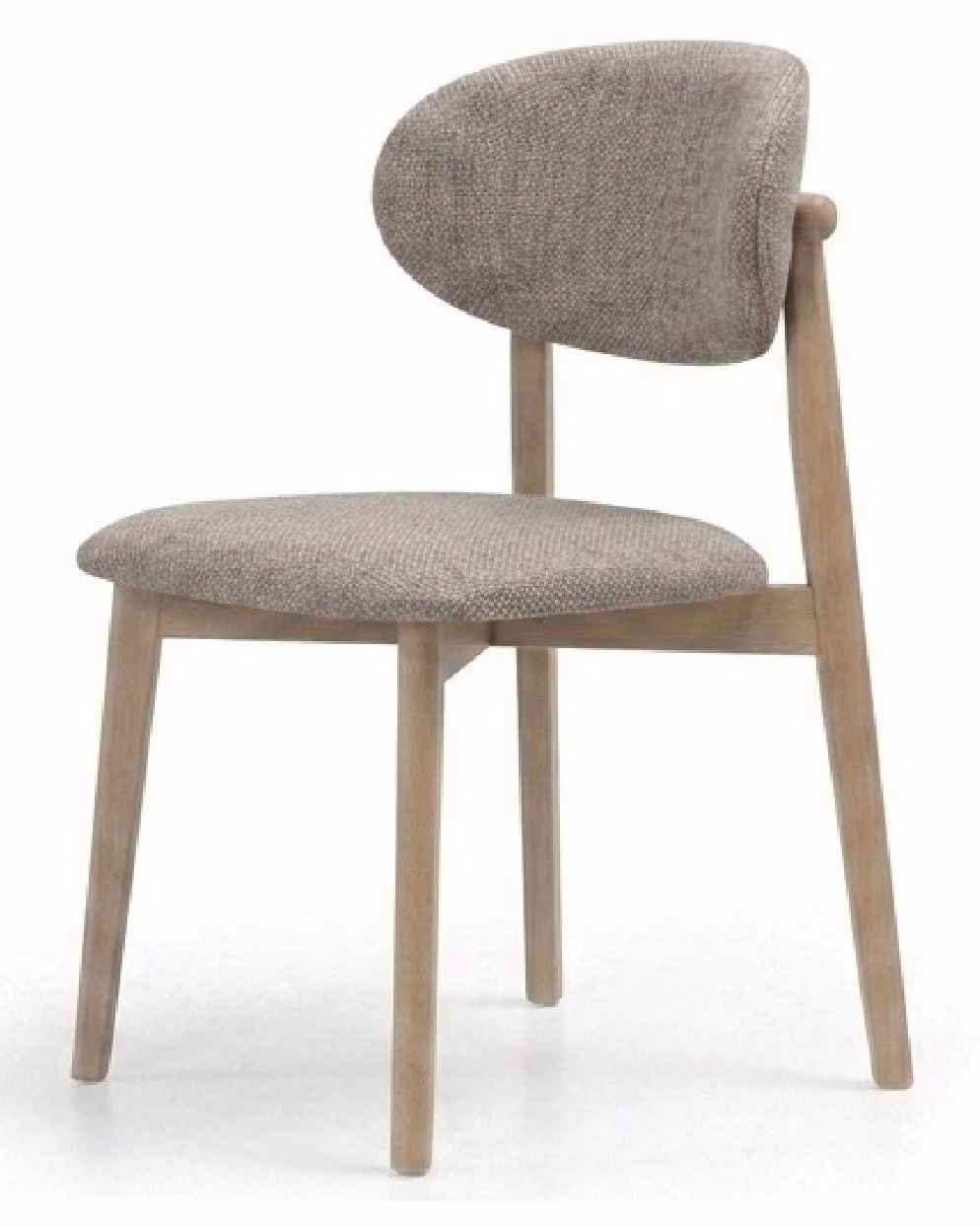 Sedia beige, design moderno, comoda, ideale per la sala da pranzo, imbottita, adatta anche per la cucina