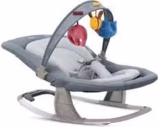 Sdraietta per l'infanzia con movimento basculante Inglesina Lounge Sugar colore bianco