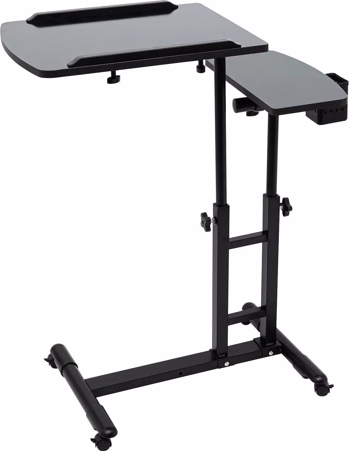 Bracciolo Tattoo - Supporto per piattaforma di lavoro - Piano di appoggio 64×40 cm - Regolabile in altezza e inclinazione - Pieghevole - Nero