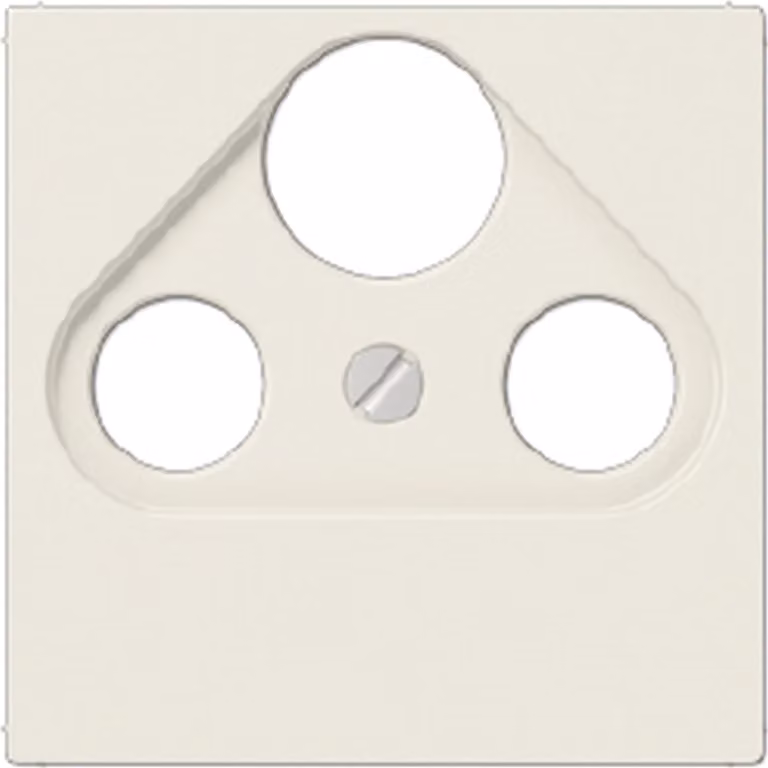 Jung Copertura per scatole universali Sat/BK Jung A 561 PLSAT bianco, 1 pz.
