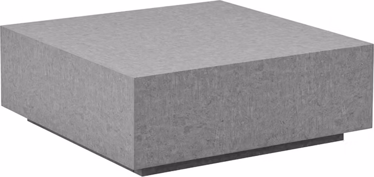 Home Deluxe - Tavolino Amiri XL - colore: grigio, dimensioni: 95 x 95 cm, piano in MDF, già montato I Tavolino da salotto Tavolino da salotto Tavolino da divano