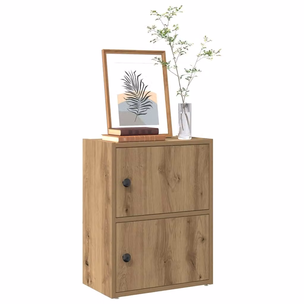 Libreria moderna da parete vidaXL in legno e MDF marrone L: 40 cm, P: 24 cm, H: 52 cm