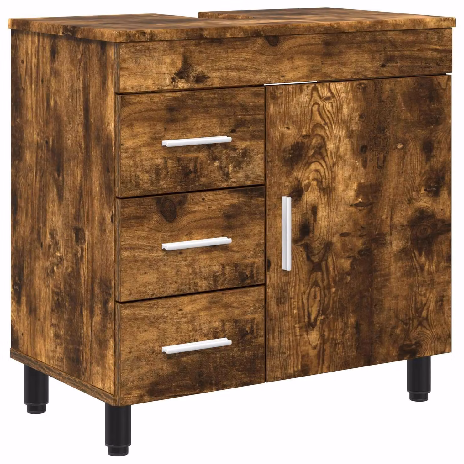 Mobiletto da bagno Rovere Fumo 60 x 35 x 60 cm