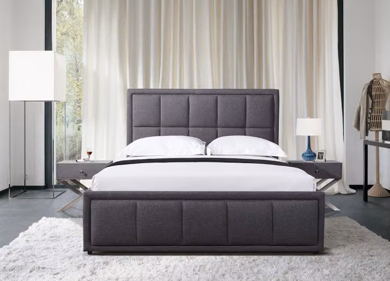Design Modernes Bett Doppel Ehe Gestell Luxus Schlaf Zimmer Betten Leder Hotel