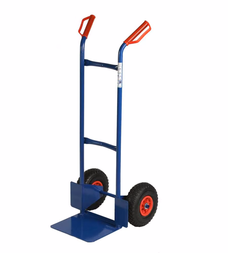 Archimede Carrello Doppio Manico Blu 200 Kg 47x47x120 cm Acciaio
