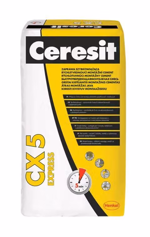 Ceresit CX5 EXPRESS Malta da montaggio a presa rapida 5 kg