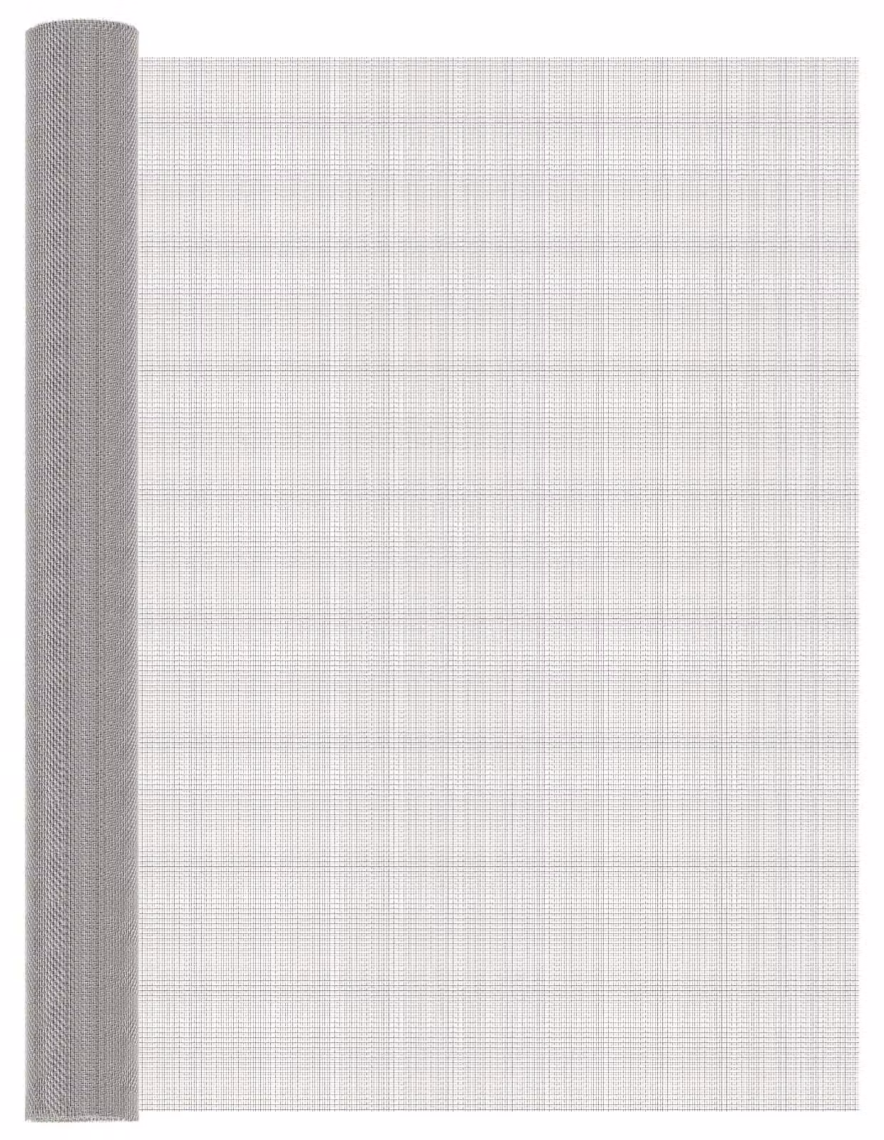 Schermo a rete, dimensioni 100 x 200 cm, maglia 8, acciaio inossidabile 201