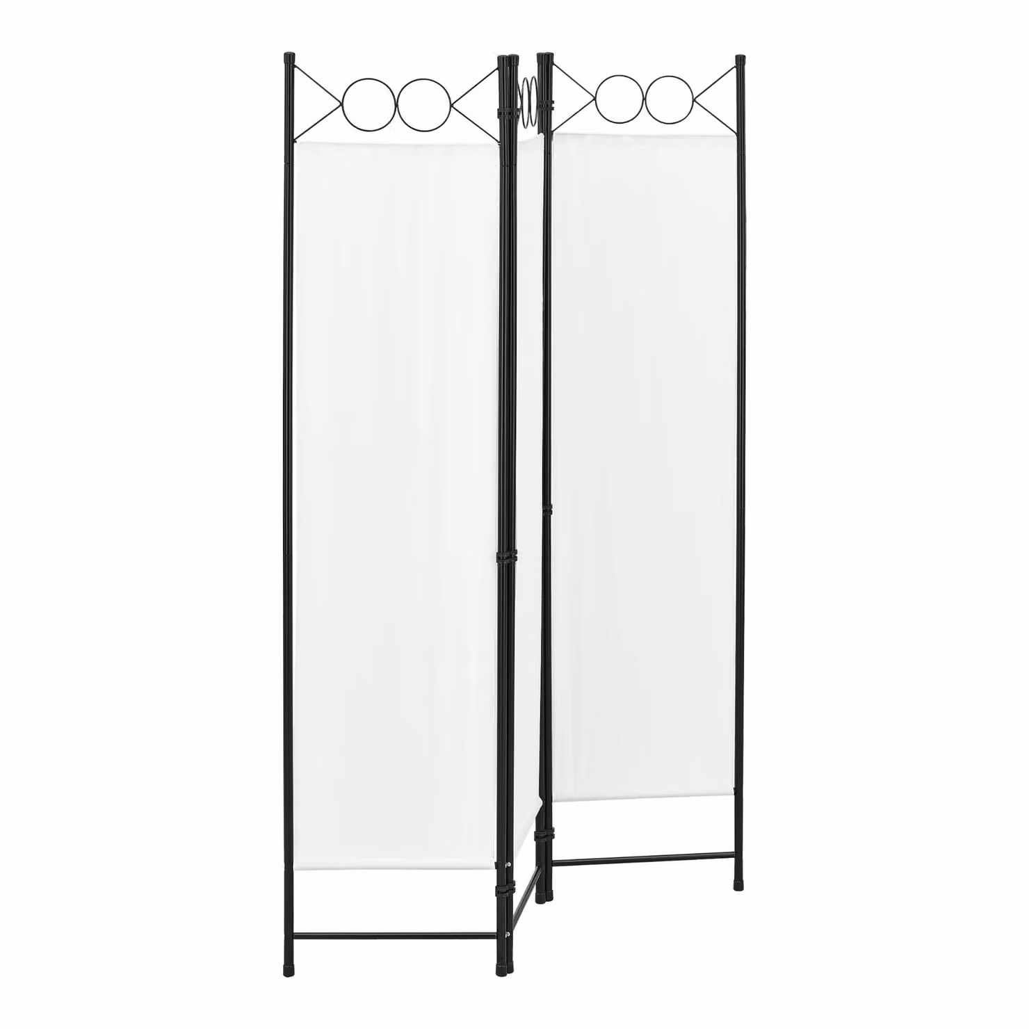 In And OutdoorMatch ombrellone Sibyl - parete divisoria - 171 x 120 cm - bianco - acciaio e poliestere - idrorepellente - design discreto