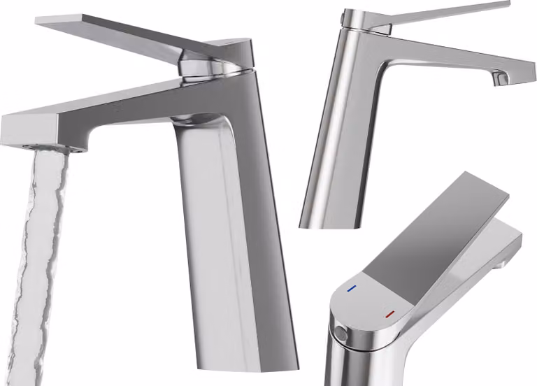 Granitan - Rubinetto per lavabo - Rubinetto da bagno - Cartuccia in Vetroceramica - Ottone - Cromo - Rubinetto per lavabo - SELVA