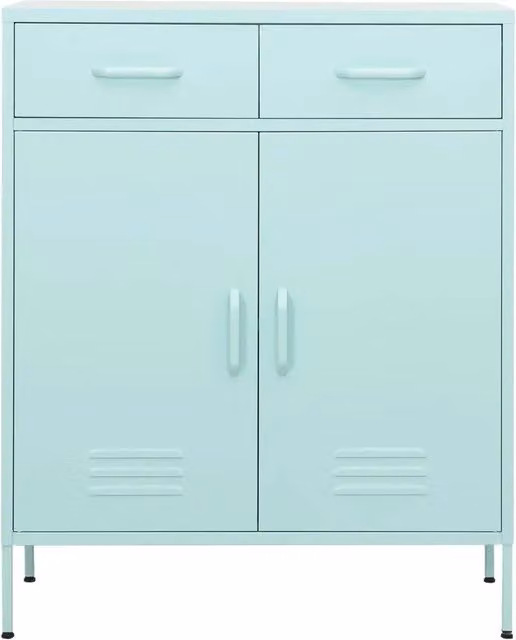 Armadietto Menta 80x35x101,5 cm in Acciaio 336158