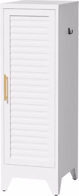 Armadio in metallo con appendiabiti, armadietto spogliatoio in acciaio 120x38x45 cm, per camera da letto, palestra, scuola e ufficio