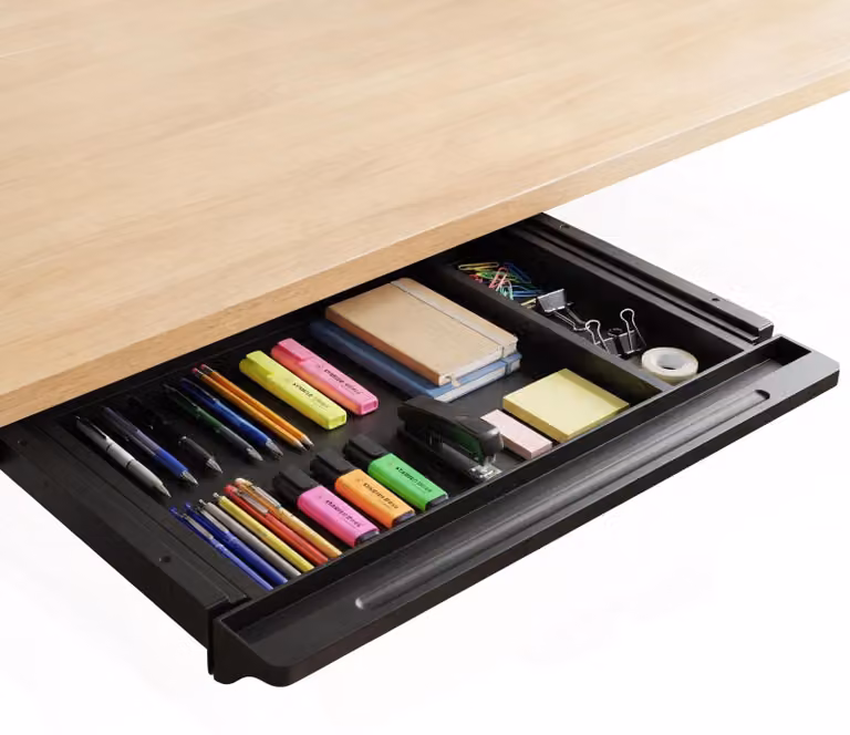Omgoods - Cassetto estraibile per scrivania e postazione di lavoro domestica