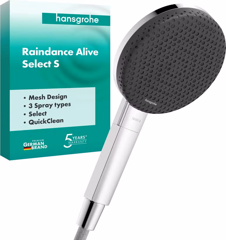 Doccia a mano hansgrohe Raindance Alive Select S 125 3jet cromata, 1 pz.
