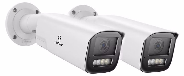 Telecamera di sicurezza, 4K Ultra HD, zoom ottico 4x, confezione da 2 pezzi (91DE)