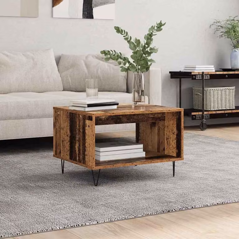 Maison Exclusive - Tavolino in legno antico 60 x 50 x 40 cm Materiale ligneo