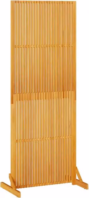 Paravento per privacy vidaXL in legno marrone L: 79,5 cm, P: 50 cm, H: 200 cm