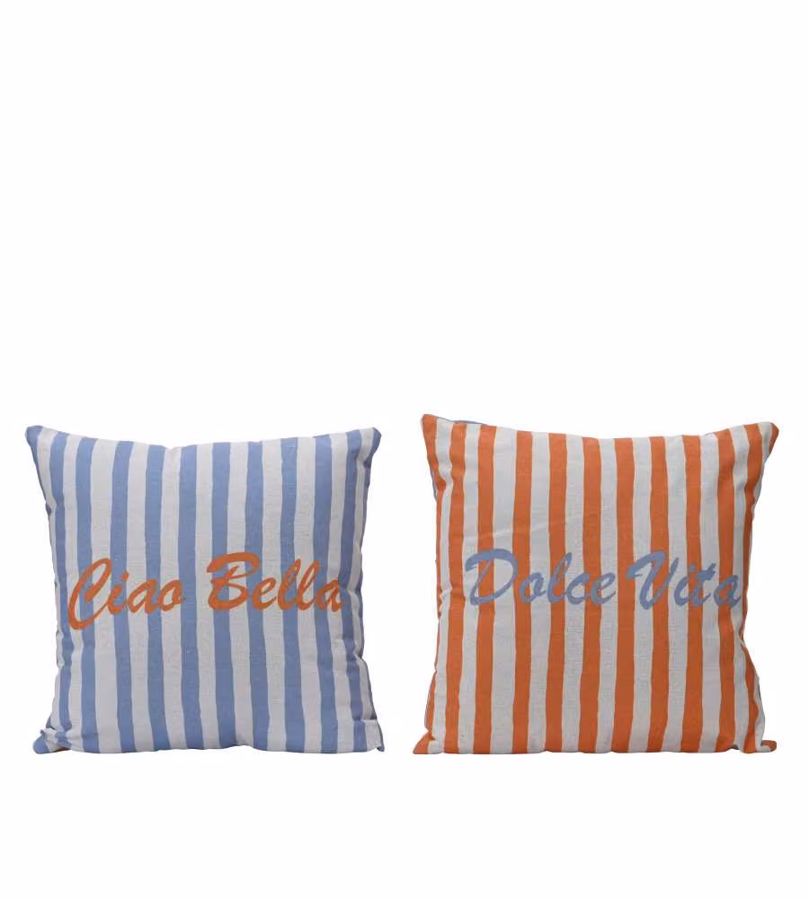 Kaemingk Cuscino decorativo 43x43 cm righe colori assortiti esterno