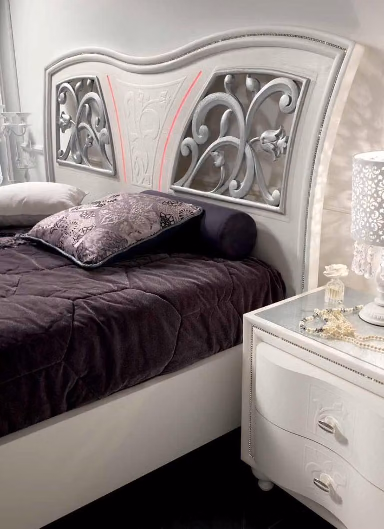 Bettrahmen Holz Doppel Schlafzimmer Weiß Modern Doppelbett Möbel Bett Betten