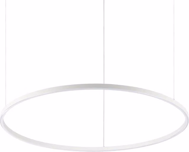 Sospensione Moderna Oracle Alluminio-Plastiche Bianco Led 55W 4000K D90Cm