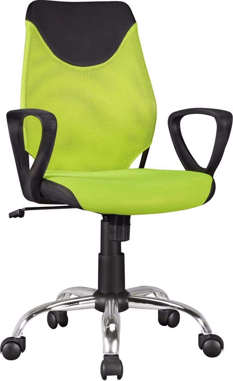 Sedia da tavolo per bambini KiKa nero lime per bambini da