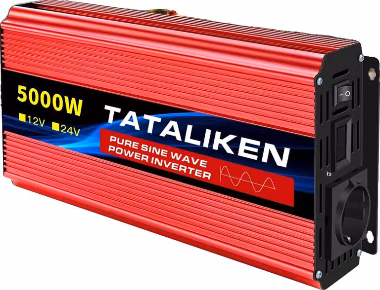 Inverter a onda sinusoidale pura, alta efficienza, design compatto, 12V 5000W 220V