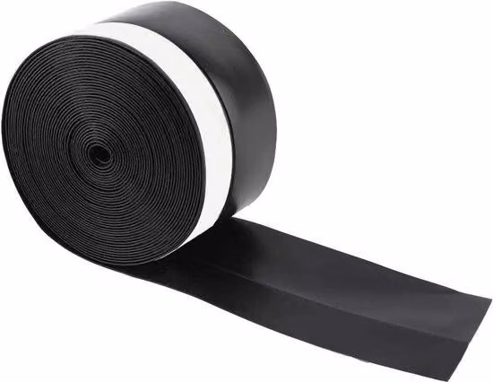 Nastro sigillante a trama fitta 5M, 45 mm, nero, autoadesivo.