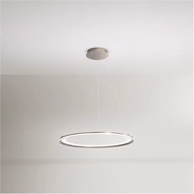 Lampadario a sospensione EDGE a led 66W Grigio titanio Perenz