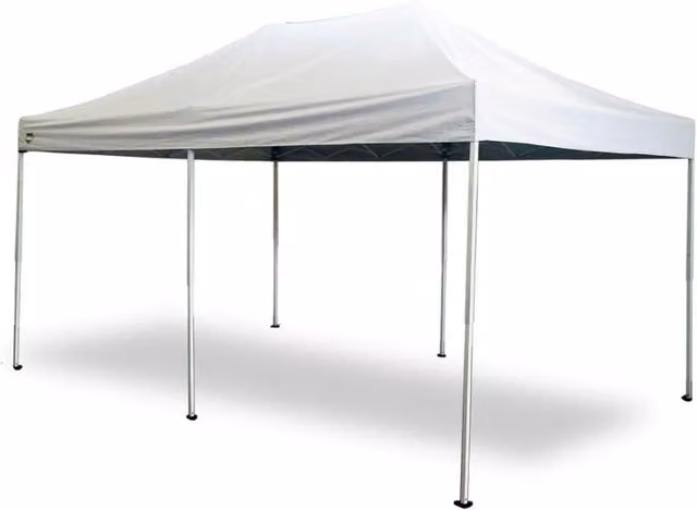 Gazebo richiudibile Top Eventi Store in alluminio bianco per giardino L: 6 m, P: 3 m, H: 2,1 m
