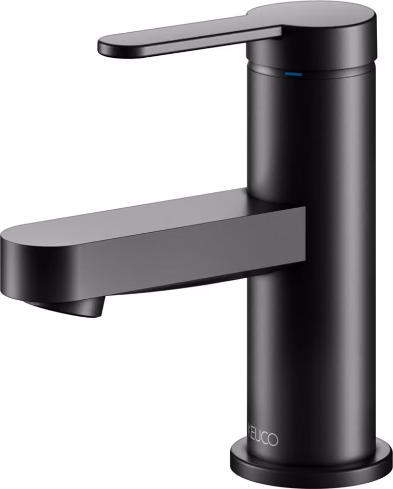 Keuco IXMO - Rubinetto per lavabo, nero opaco 59504373100