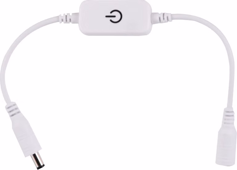 Interruttore a sfioramento con dimmer per strisce LED monocolore, bianco, 12-24 V, 2 A, IP20 318657 Polux