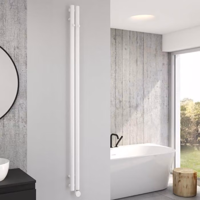 OLTENS Stang (e): radiatore elettrico da bagno, dimensioni 9,5 x 180 cm