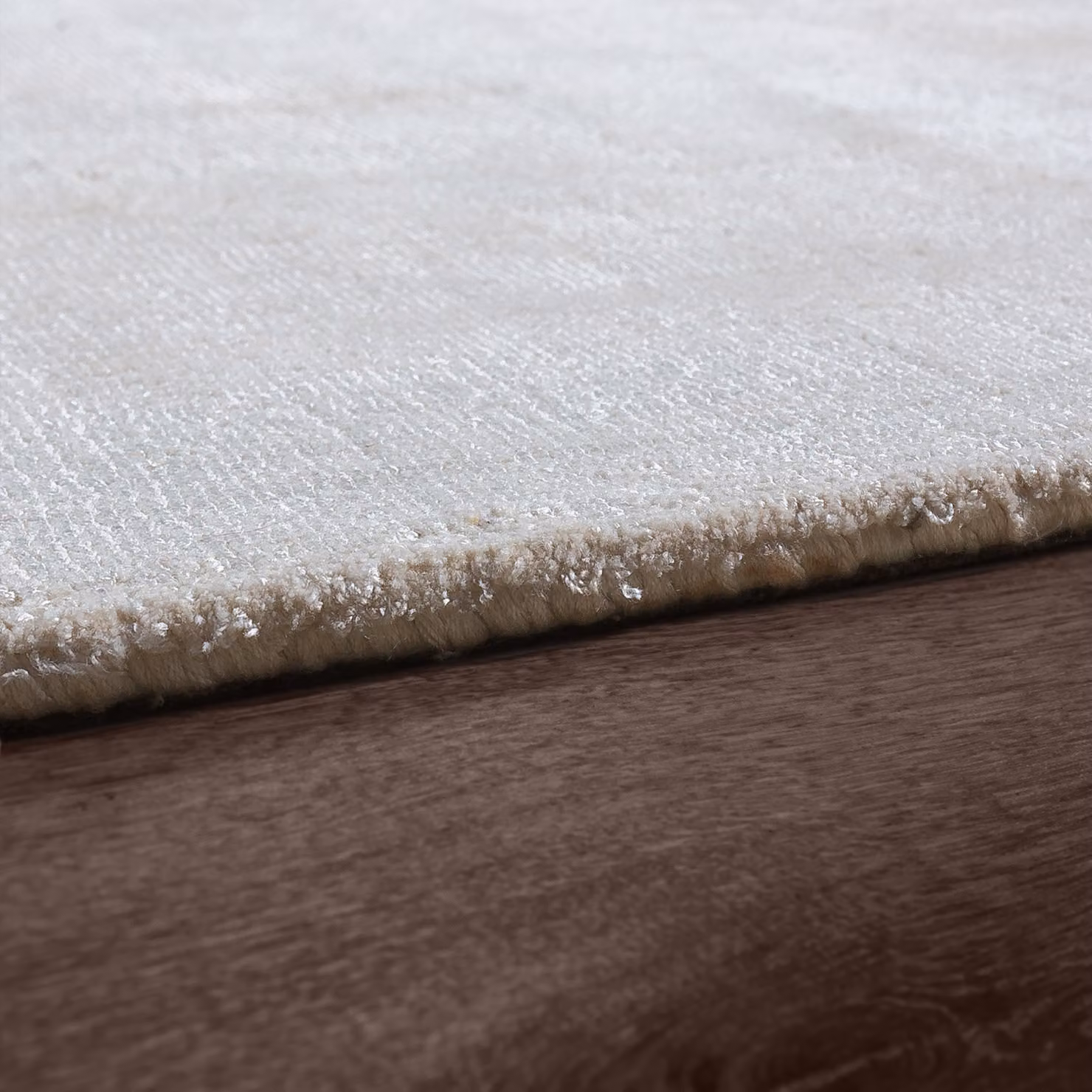 Tappeto vintage Gloria in viscosa color beige e argento L: 120 cm, P: 170 cm – 2