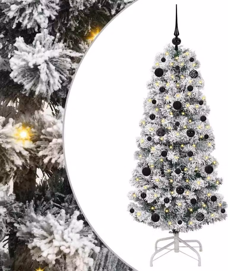 Albero di Natale Artificiale con Rami Pieghevoli 150 cm