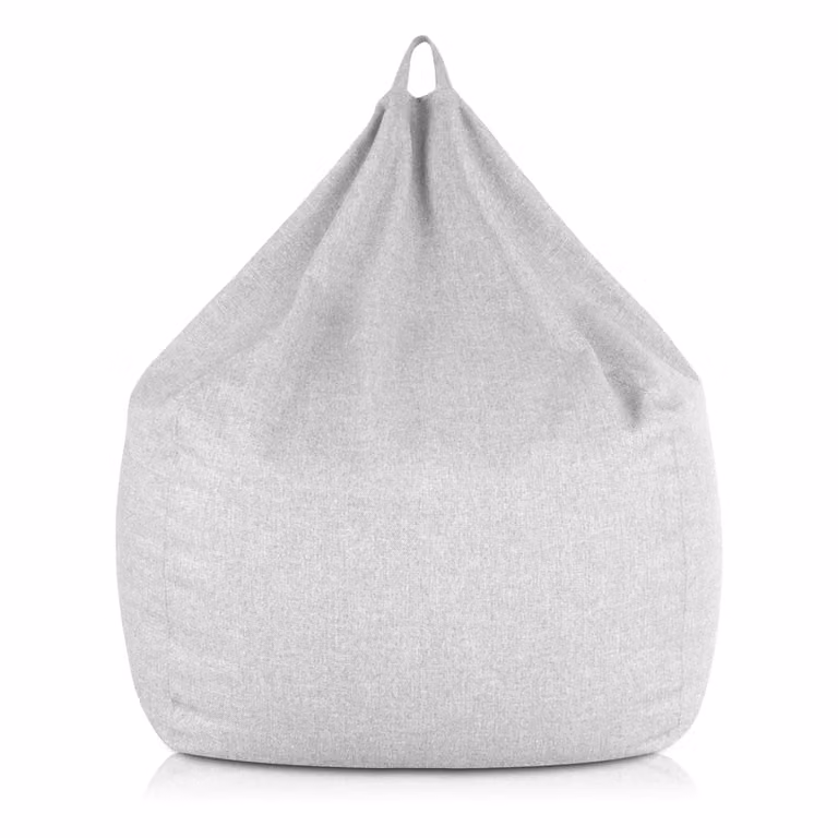 Poltrona sacco Pouf Piuma Grigio S