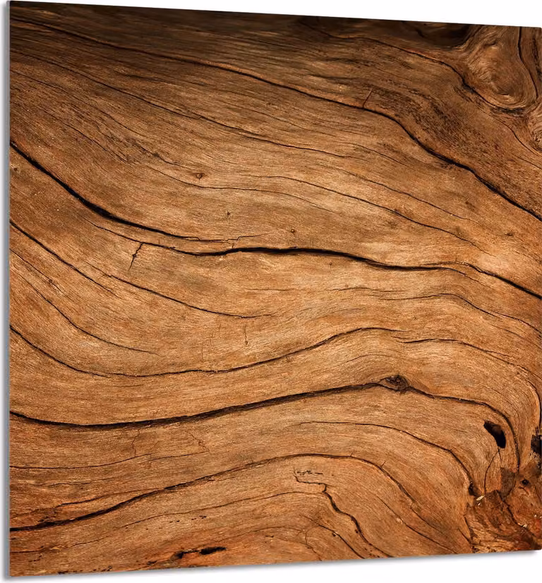 PIATTO IN VETRO PER CUCINA 60x65 legno