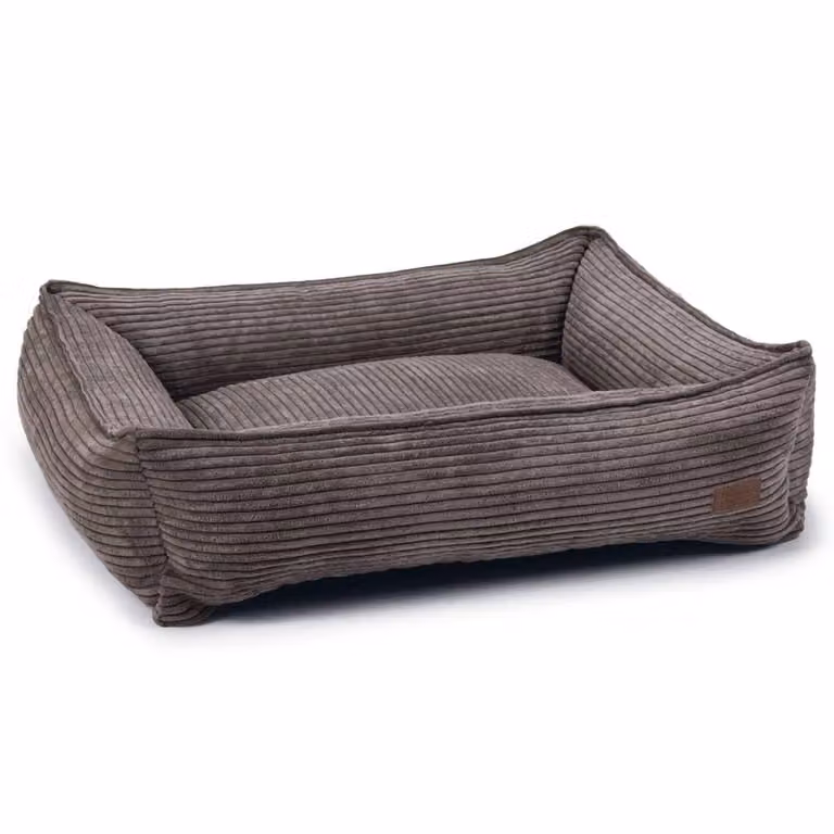 Creato da Lotte Hundekorb Gerippt Braun 80x70x22 cm